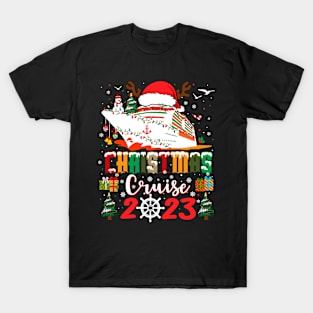 Family Christmas Cruise Christmas Cruisin' Crew 2023 T-Shirt